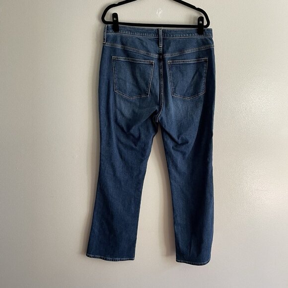 J.Crew Factory Women 31 Blue Medium Wash Denim All-Day Stretch Bootcut Jeans - Picture 7 of 11